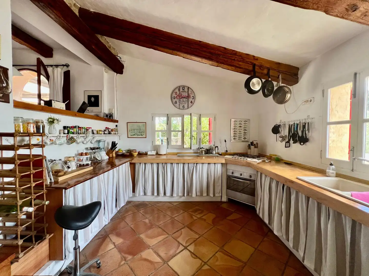 Cuina de Finca rústica en venda en Andratx amb Traster
