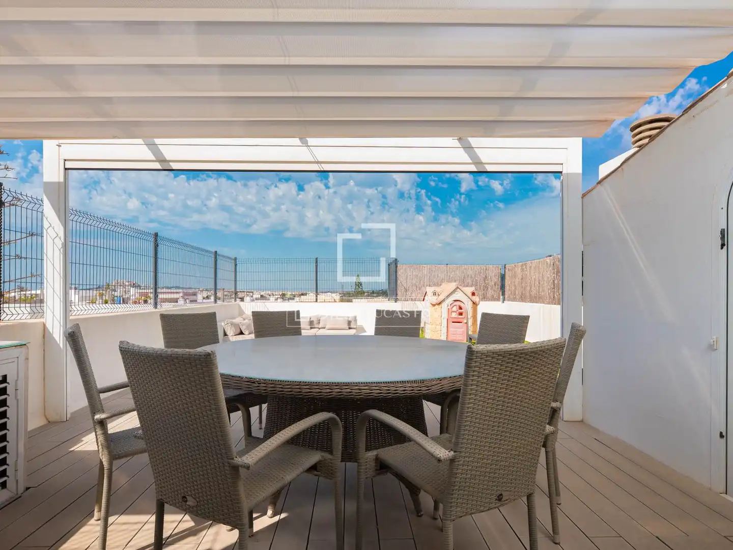 Terrace of Flat for sale in Santa Eulària des Riu  with Air Conditioner and Furnished