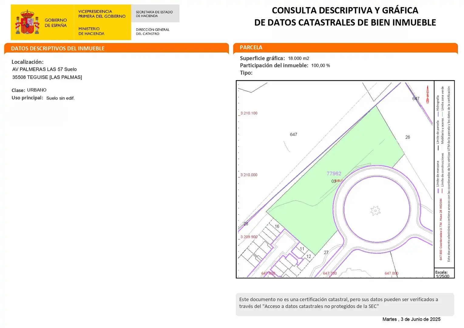 Residencial en venda en Teguise