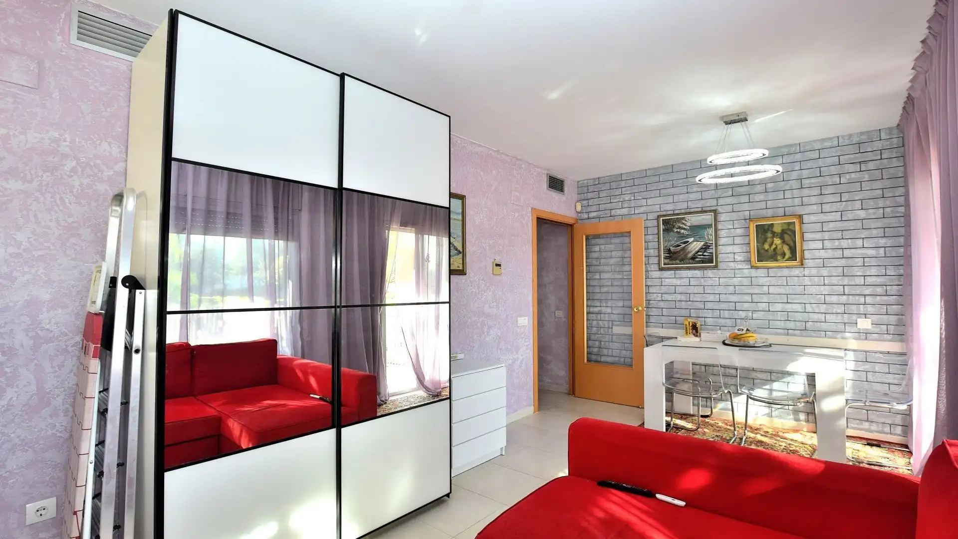 Schlafzimmer von Wohnung zum Verkauf in Salou mit Klimaanlage, Heizung und Privatgarten