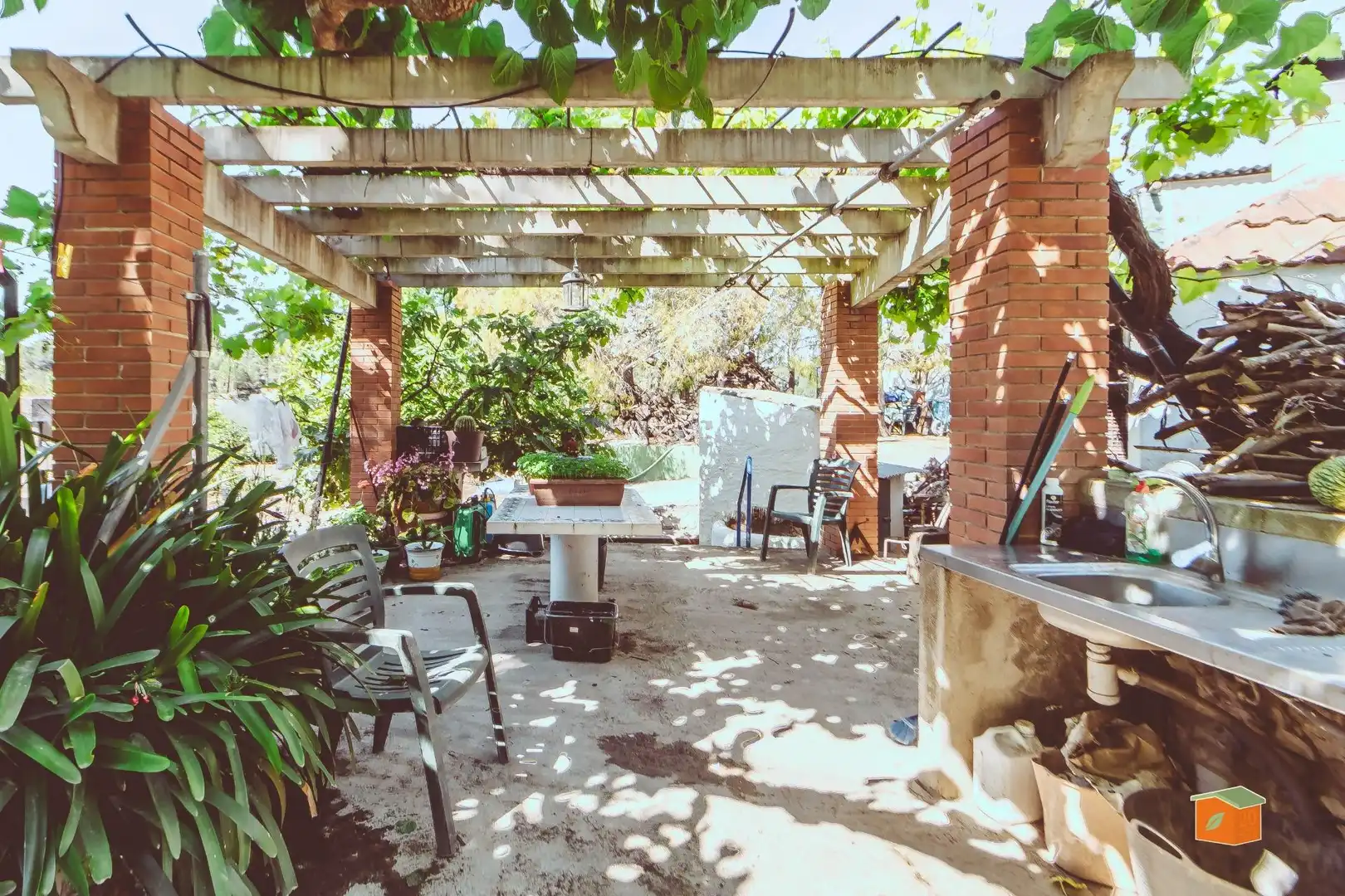 Terrassa de Finca rústica en venda en Tortosa amb Aire condicionat i Jardí privat
