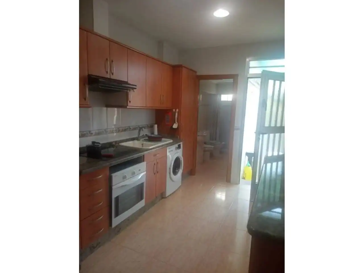 Cocina de Casa adosada en venta en Tavernes de la Valldigna con Aire acondicionado y Amueblado