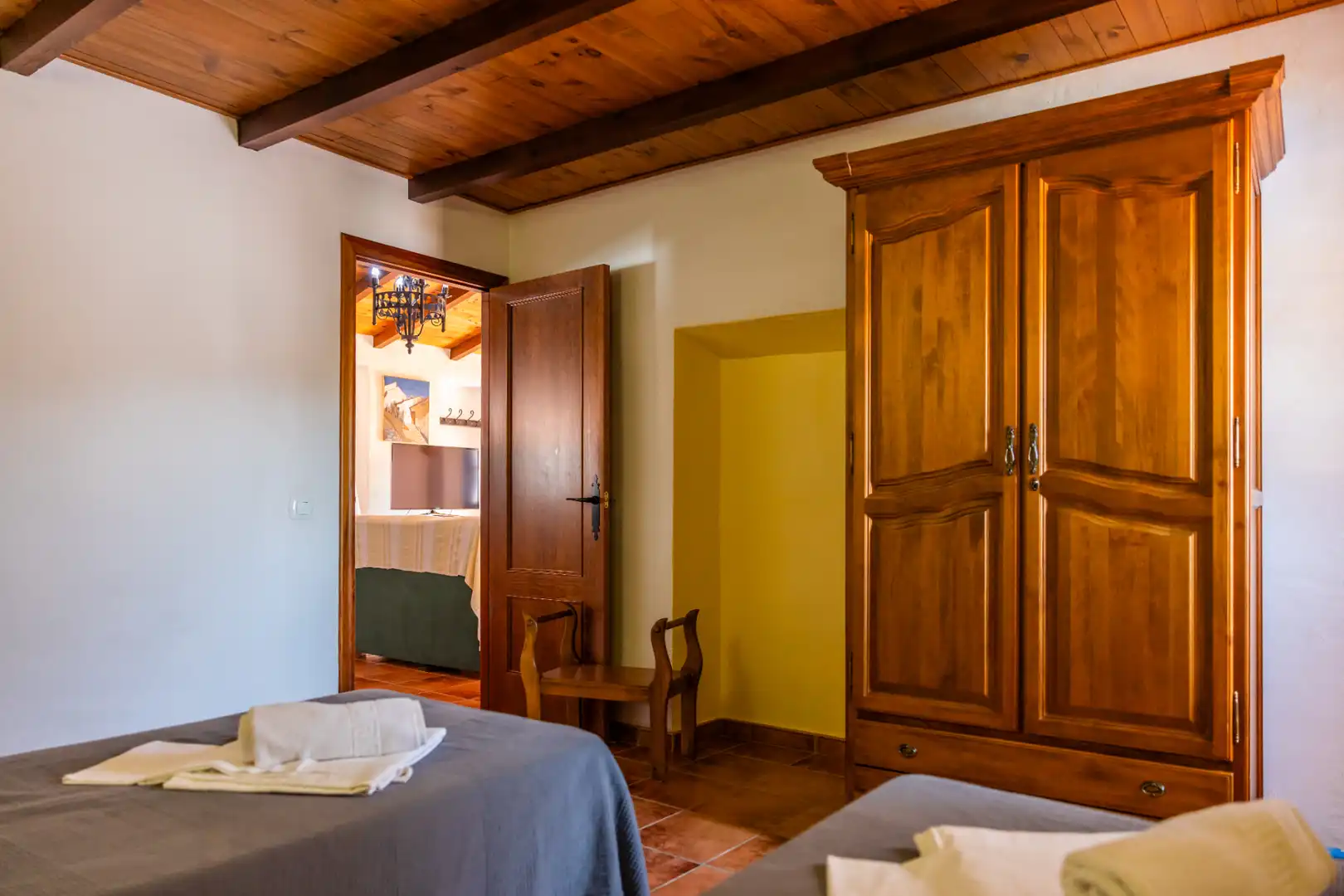 Habitación de Finca rústica en venta en Montejaque con Aire acondicionado, Jardín privado y Terraza