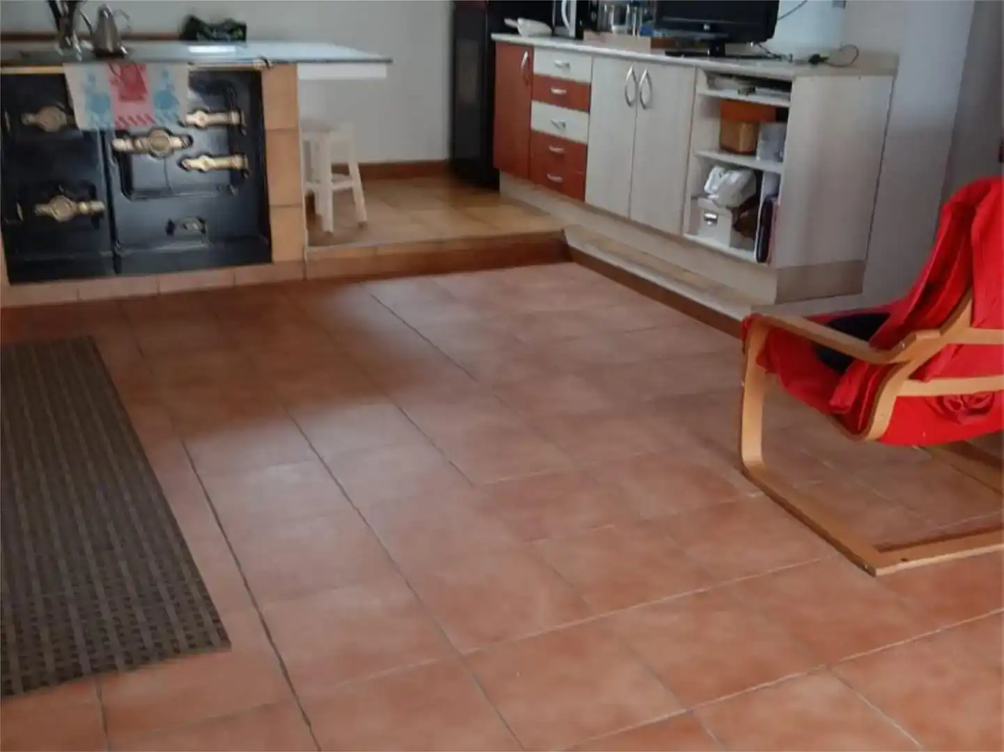 Cuina de Casa o xalet en venda en Ponferrada amb Jardí privat, Parquet i Traster