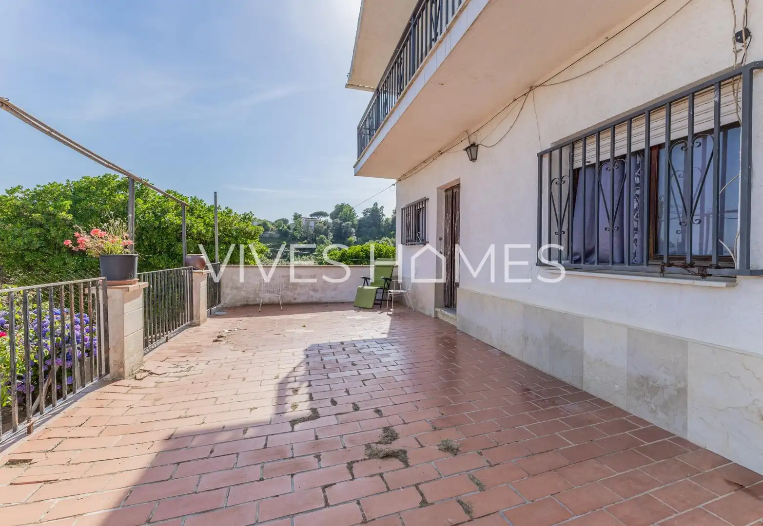 Terrassa de Casa o xalet en venda en Sant Iscle de Vallalta amb Calefacció, Jardí privat i Terrassa