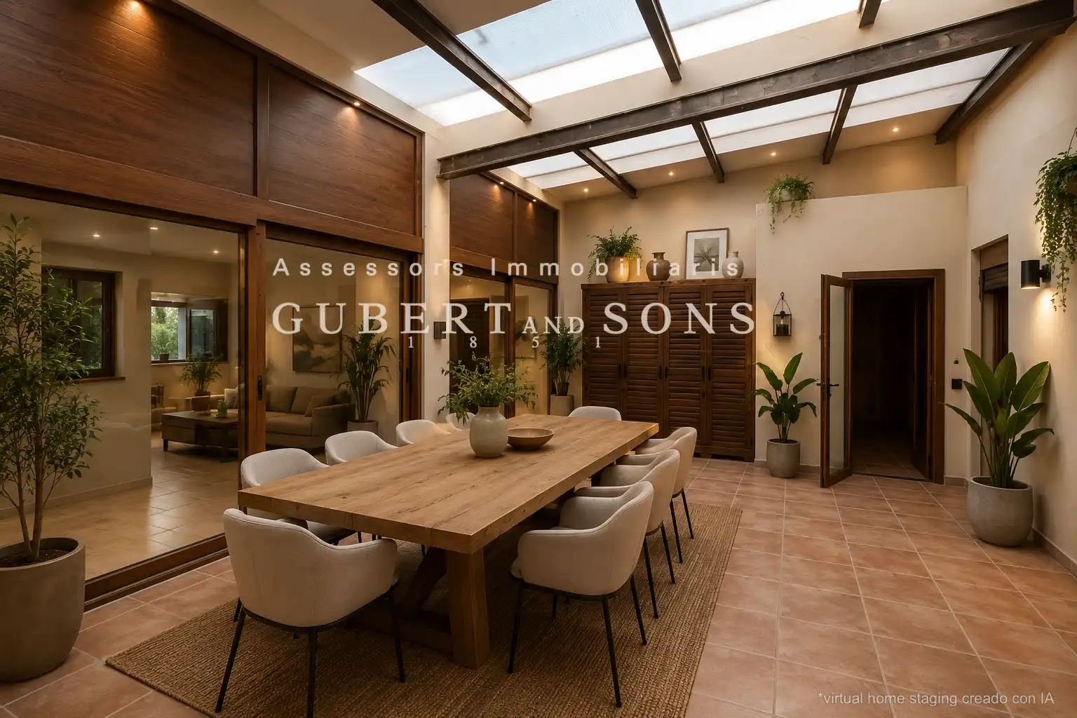 Dining room of Country homes for sale in Sant Gregori