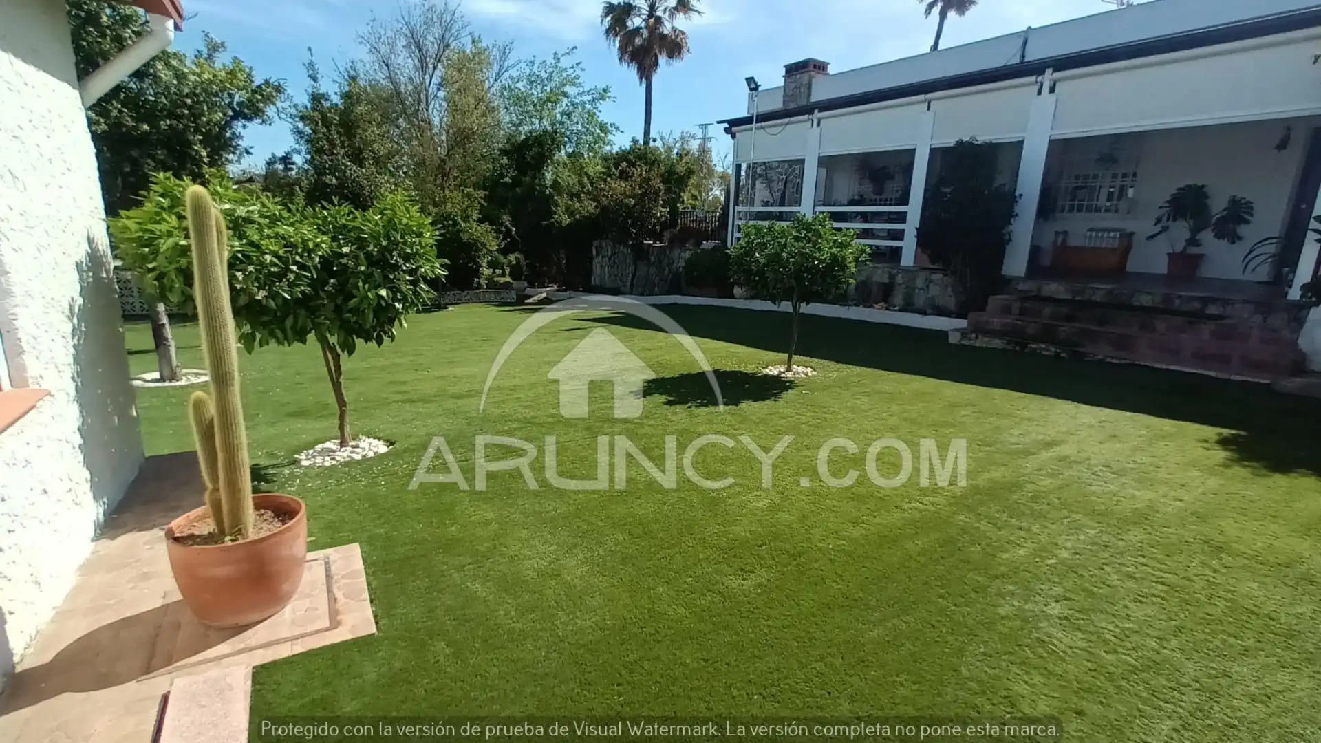 Jardí de Casa o xalet en venda en Alcalá de Guadaira amb Aire condicionat, Jardí privat i Terrassa
