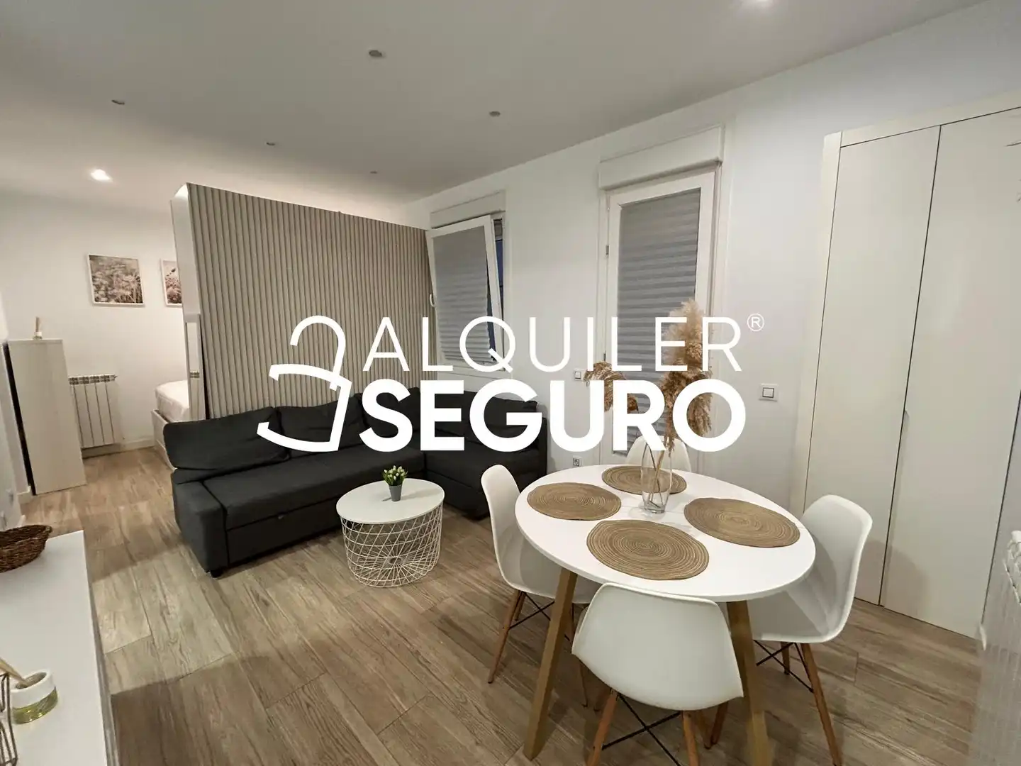 Wohnzimmer von Wohnung zur Miete in Madrid mit Heizung, Terrasse und Möbliert
