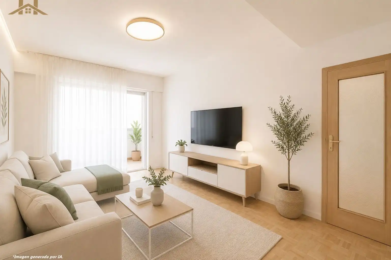 Sala de estar de Piso en venta en Alcorcón con Terraza