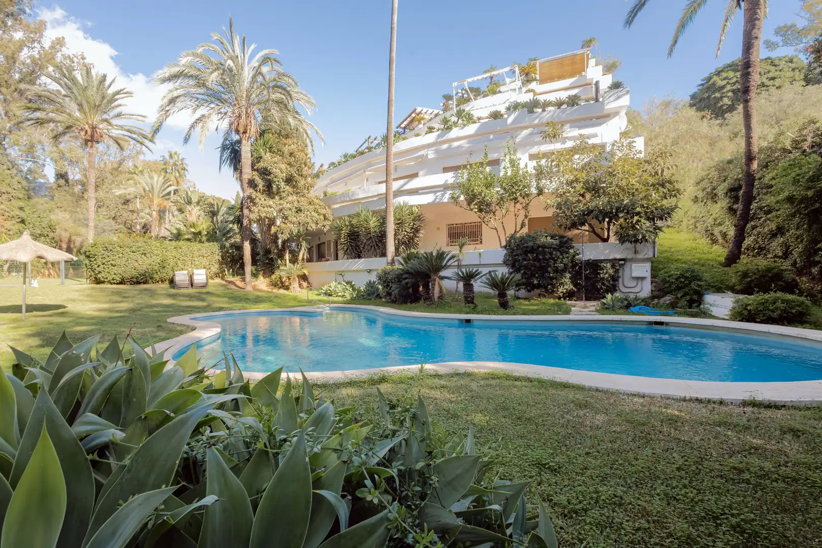 Jardín de Apartamento en venta en Marbella con Aire acondicionado, Terraza y Trastero