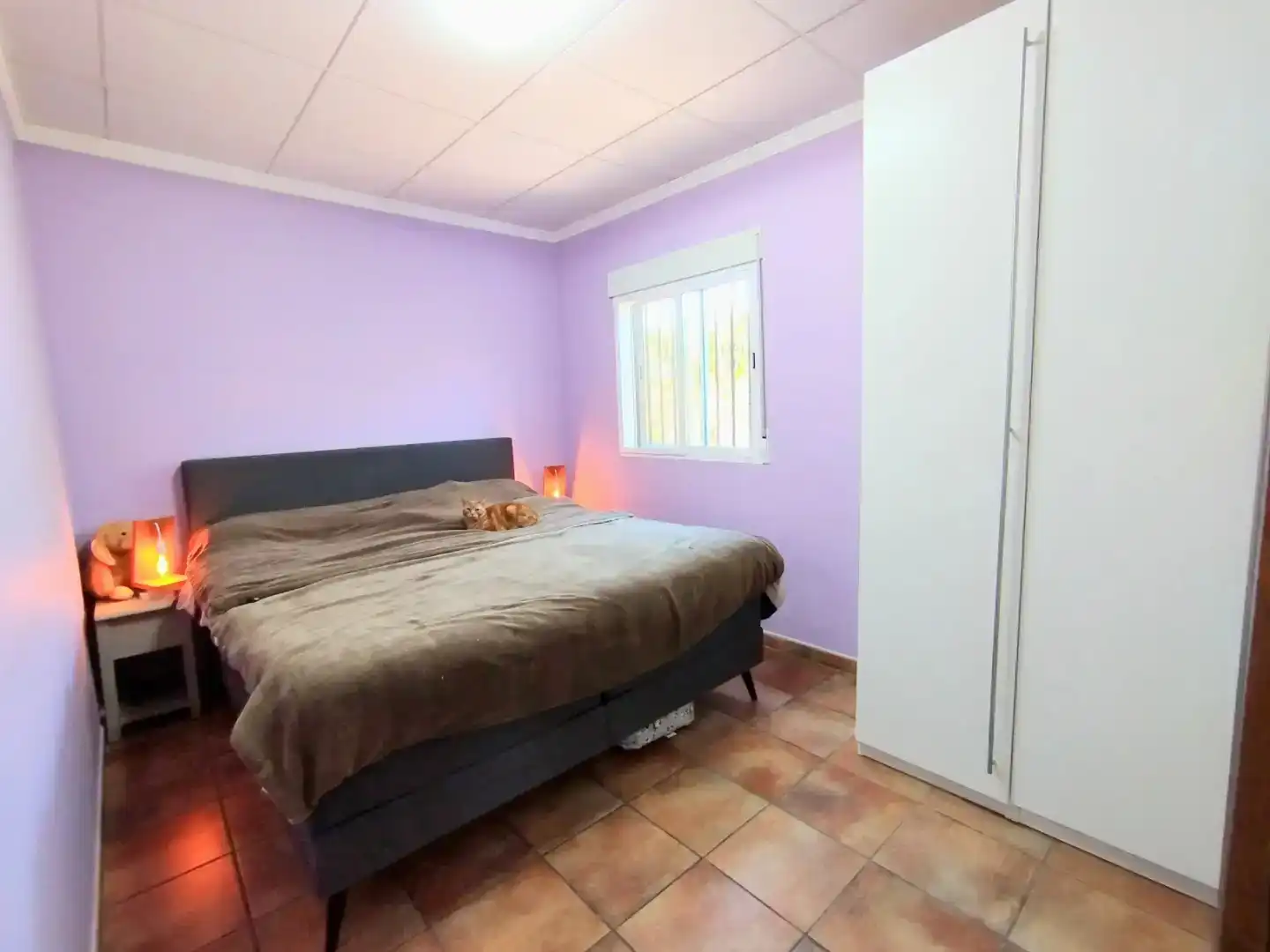 Habitación de Finca rústica en venta en Caudete con Aire acondicionado y Piscina