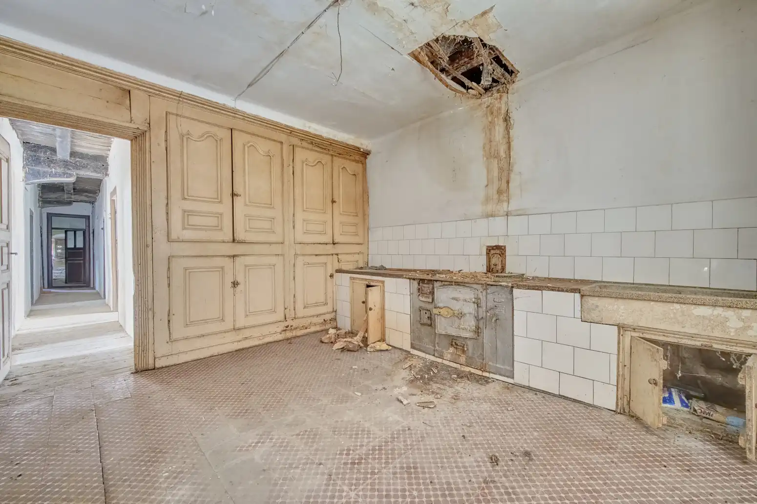 Cocina de Casa o chalet en venta en Atetz con Jardín privado