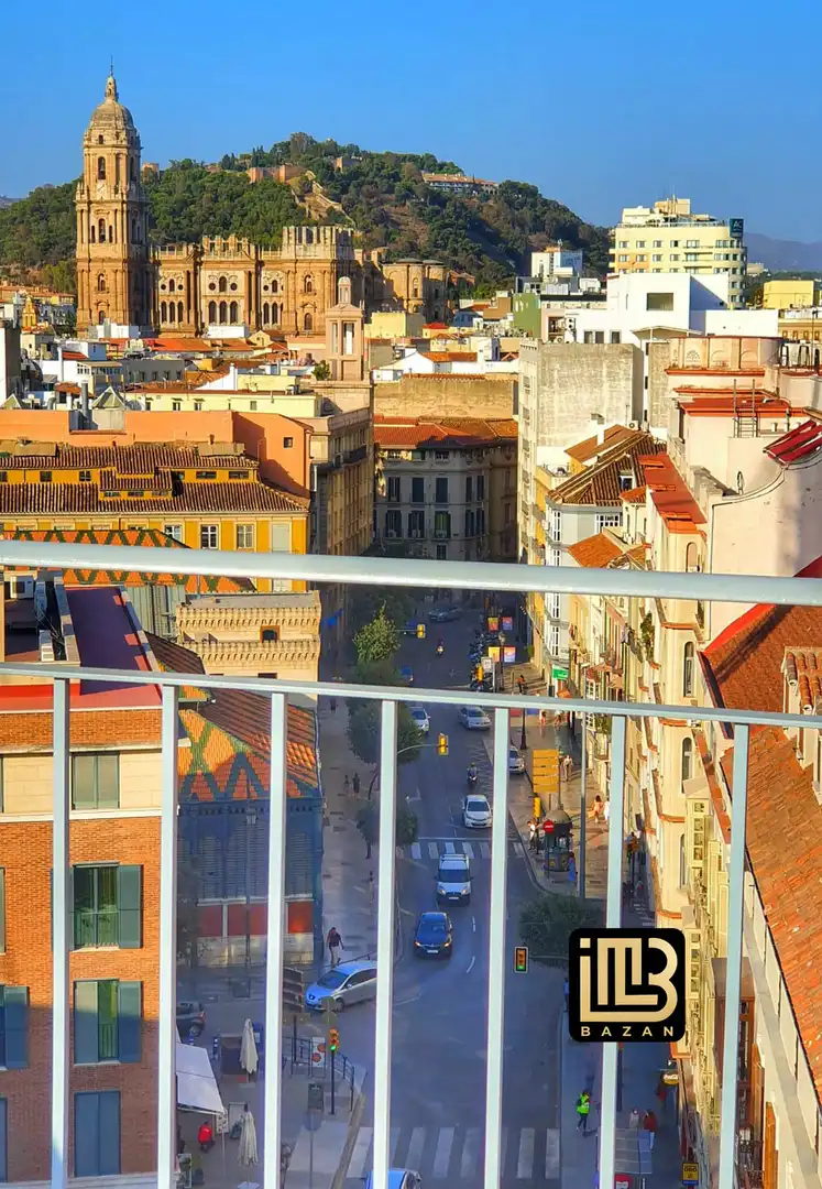 Vista exterior de Estudio de alquiler en Málaga con Aire acondicionado, Amueblado y Horno