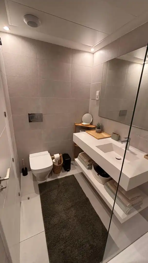Baño de Apartamento en venta en Mijas con Aire acondicionado, Calefacción y Terraza