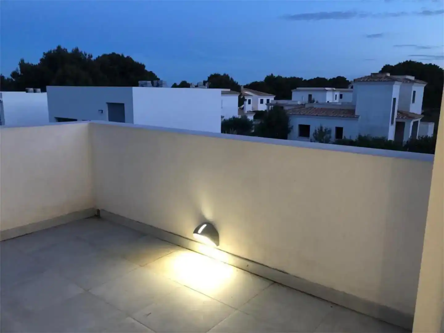 Terraza de Casa o chalet de alquiler en Es Mercadal con Aire acondicionado, Jardín privado y Piscina