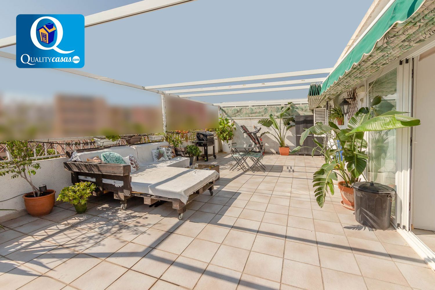 Terraza de Ático en venta en Alicante / Alacant con Aire acondicionado, Calefacción y Terraza