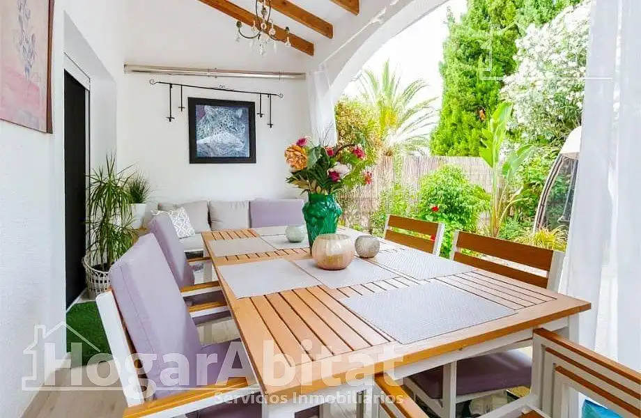Terrassa de Casa adosada en venda en Pedreguer amb Aire condicionat, Jardí privat i Terrassa