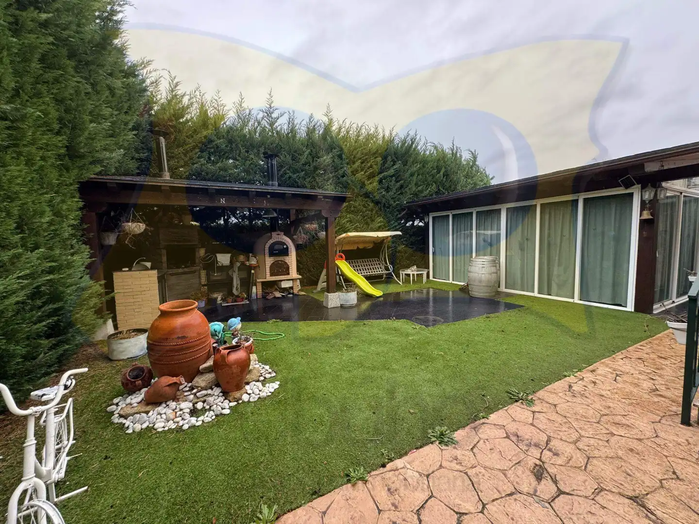 Jardín de Casa o chalet en venta en Carbajosa de la Sagrada con Aire acondicionado, Calefacción y Jardín privado