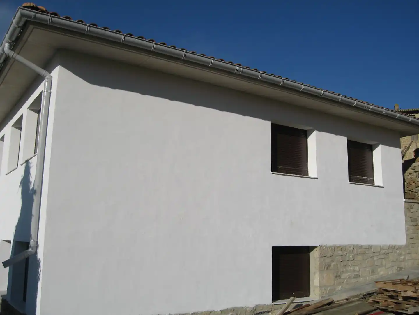 Vista exterior de Casa adosada en venta en Torres del Río con Calefacción