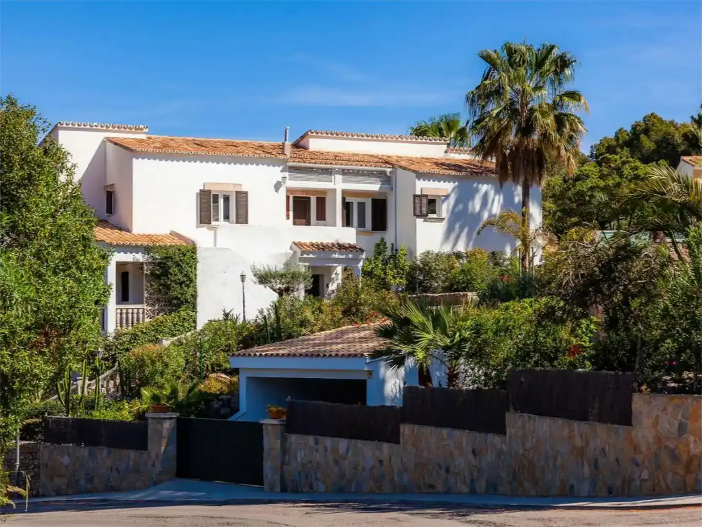Außenansicht von Country house zur Miete in Alcúdia mit Klimaanlage, Privatgarten und Parkett
