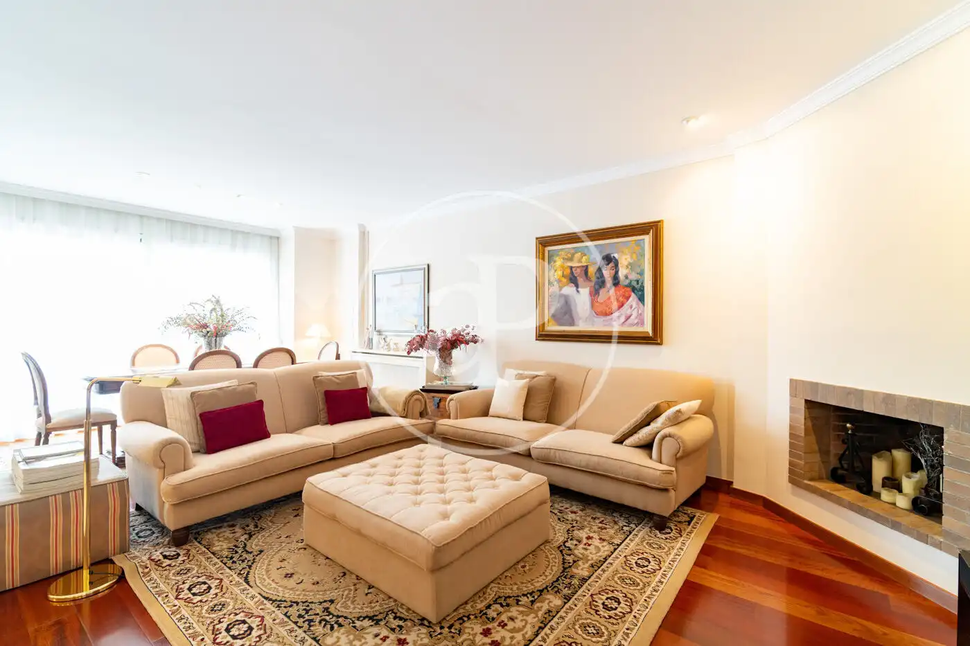 Sala de estar de Piso de alquiler en Barcelona con Aire acondicionado, Calefacción y Terraza