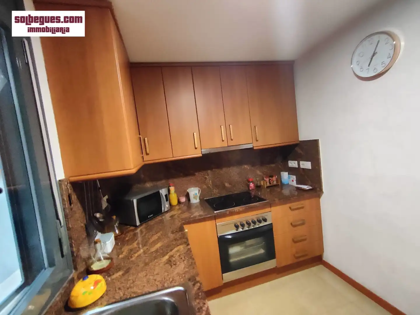 Kitchen of Flat for sale in Begues  with Heating and Storage room