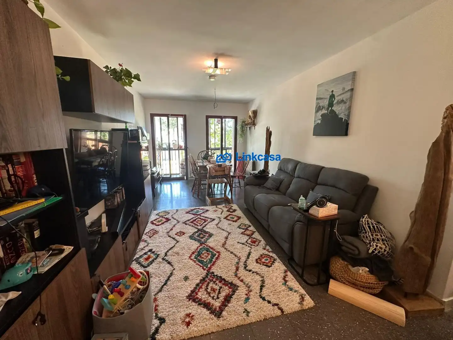 Living room of Flat for sale in Madrid  with Heating, Terrace and Balcony