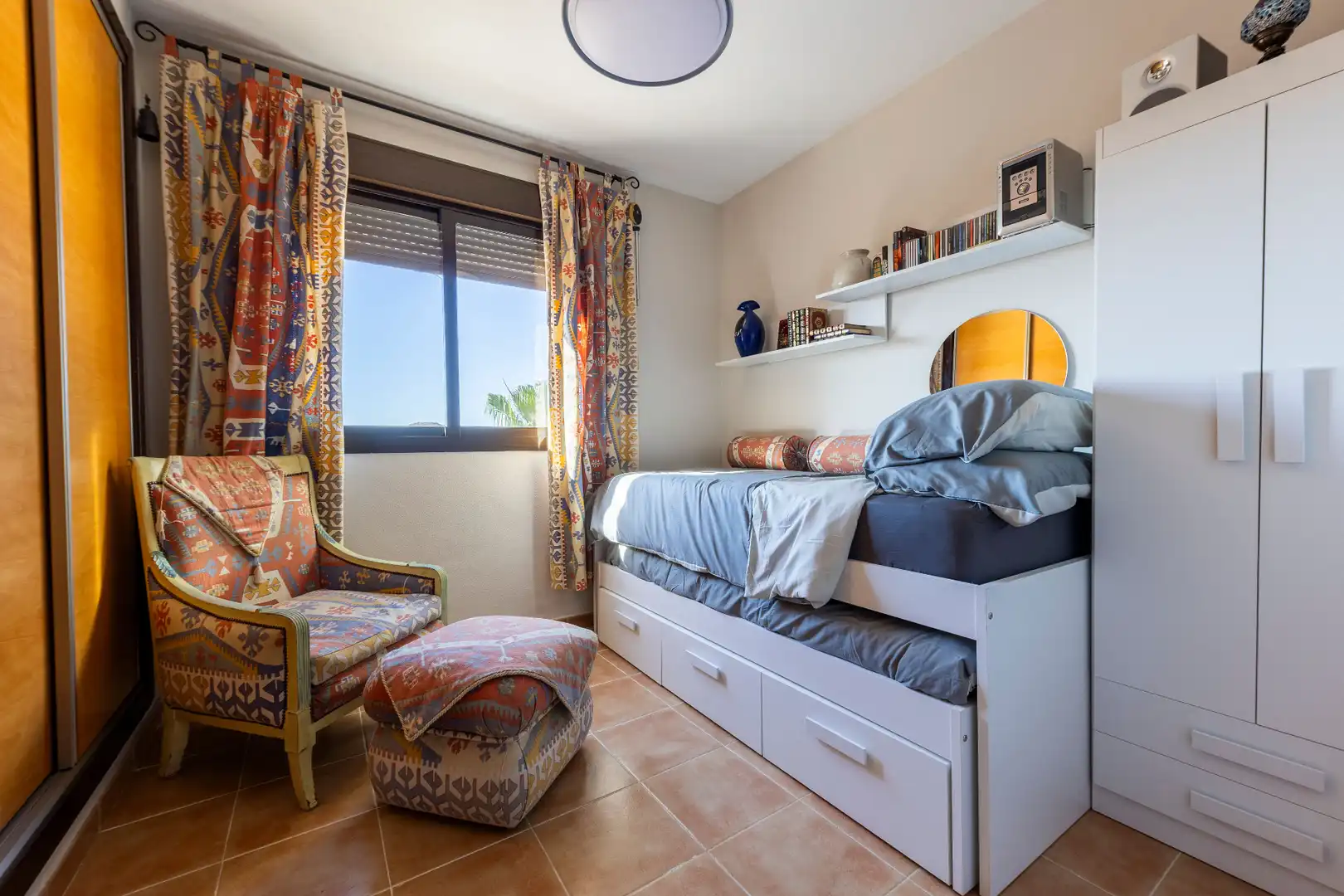 Schlafzimmer von Wohnungen zur Miete in Águilas mit Klimaanlage, Heizung und Terrasse