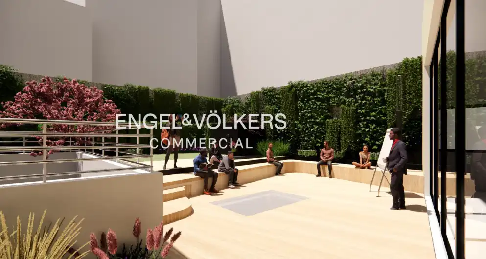 Terrace of Office for rent in Barcelona  with Air Conditioner, Heating and Furnished
