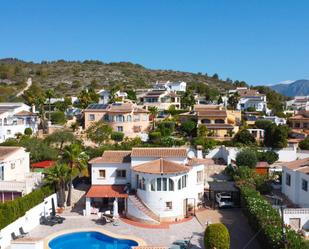 Exterior view of Country house for sale in Benitachell / El Poble Nou de Benitatxell  with Air Conditioner, Terrace and Swimming Pool