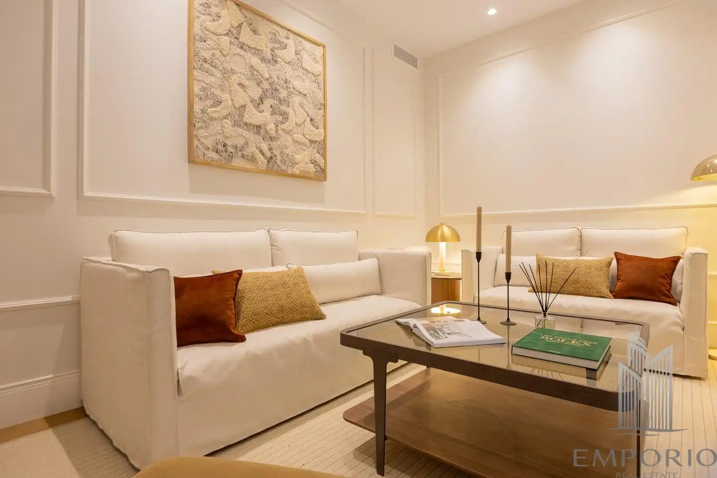 Wohnzimmer von Wohnung zum Verkauf in Madrid mit Klimaanlage, Heizung und Terrasse