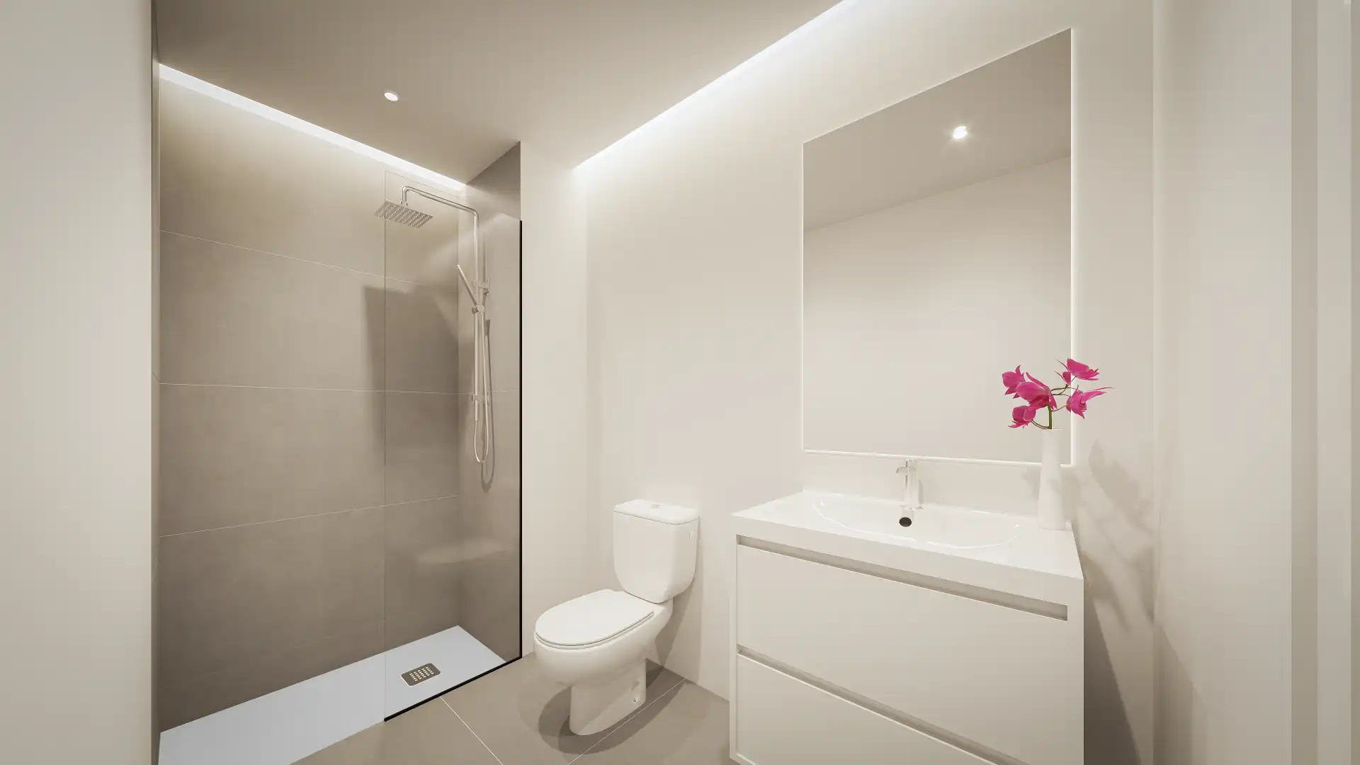 Bathroom of Apartments for sale in San Vicente del Raspeig / Sant Vicent del Raspeig  with Air Conditioner and Oven