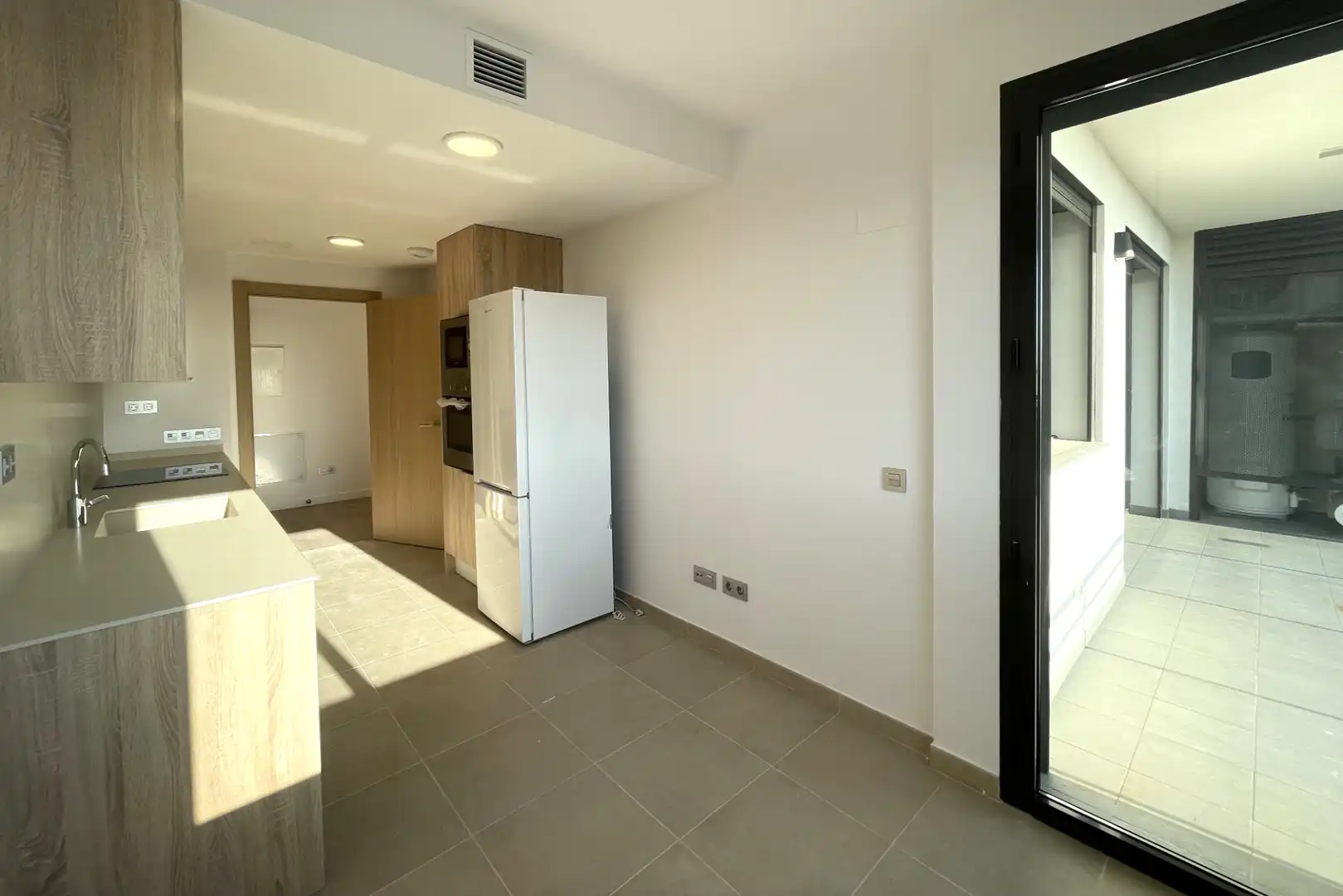 Küche von Wohnung zur Miete in Cambrils mit Klimaanlage, Heizung und Parkett