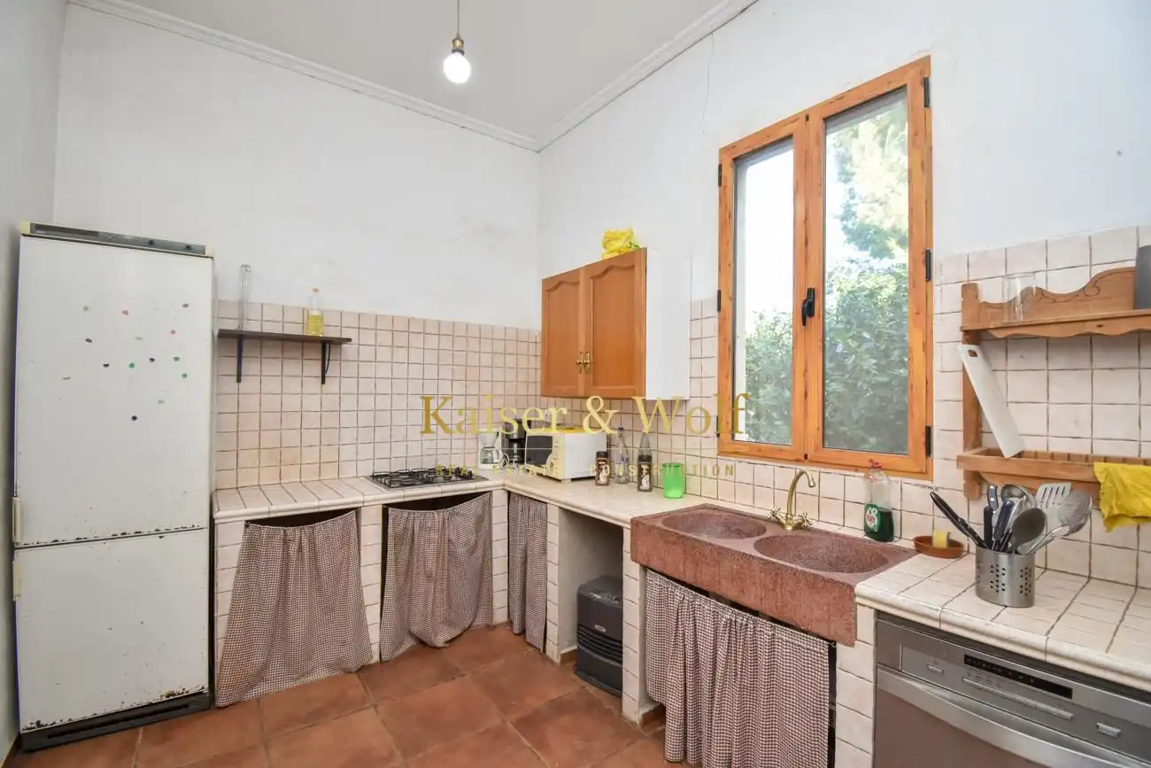 Küche von Country house zum Verkauf in Elche / Elx mit Klimaanlage, Privatgarten und Terrasse