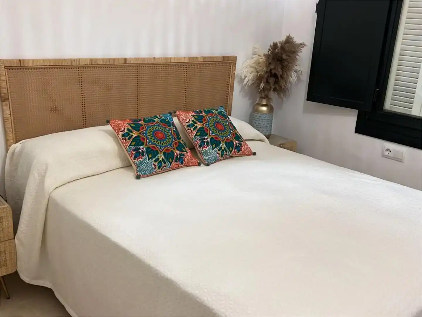 Bedroom of Flat for rent in Conil de la Frontera  with Air Conditioner, Private garden and Swimming Pool