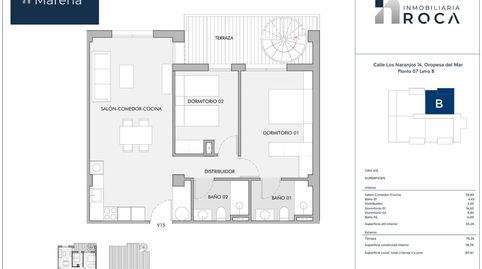 Foto 2 de Ático en venta en Calle Los Naranjos, 14, Playa de la Concha, Oropesa del Mar / Orpesa