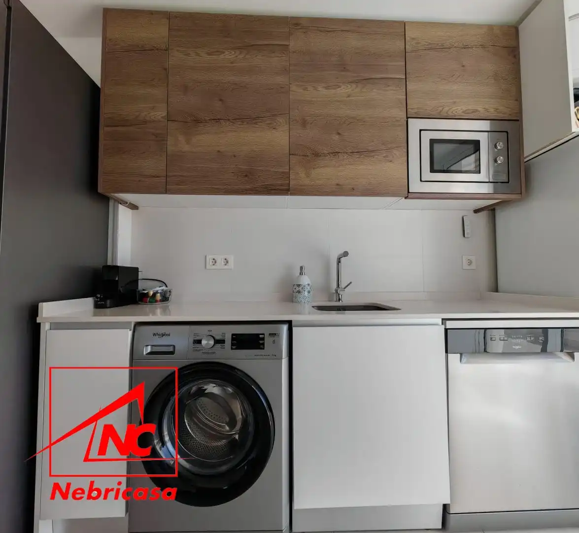 Cocina de Dúplex de alquiler en Chipiona con Aire acondicionado, Calefacción y Terraza