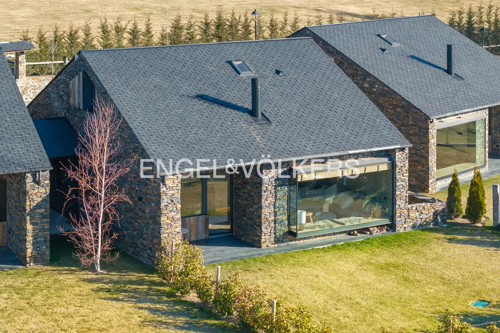 Exterior view of Houses for sale in Ger  with Heating, Private garden and Parquet flooring