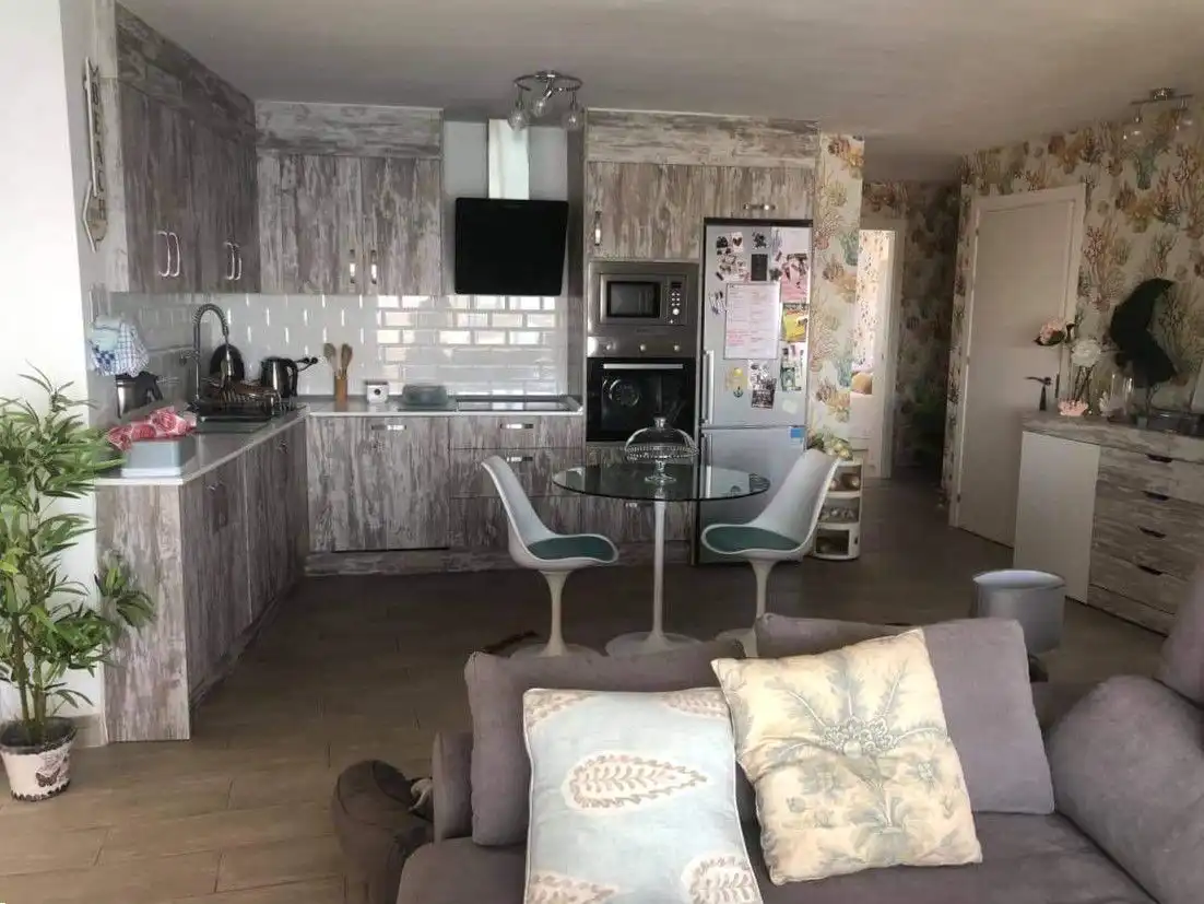 Cocina de Apartamento en venta en Sotogrande con Aire acondicionado, Calefacción y Terraza