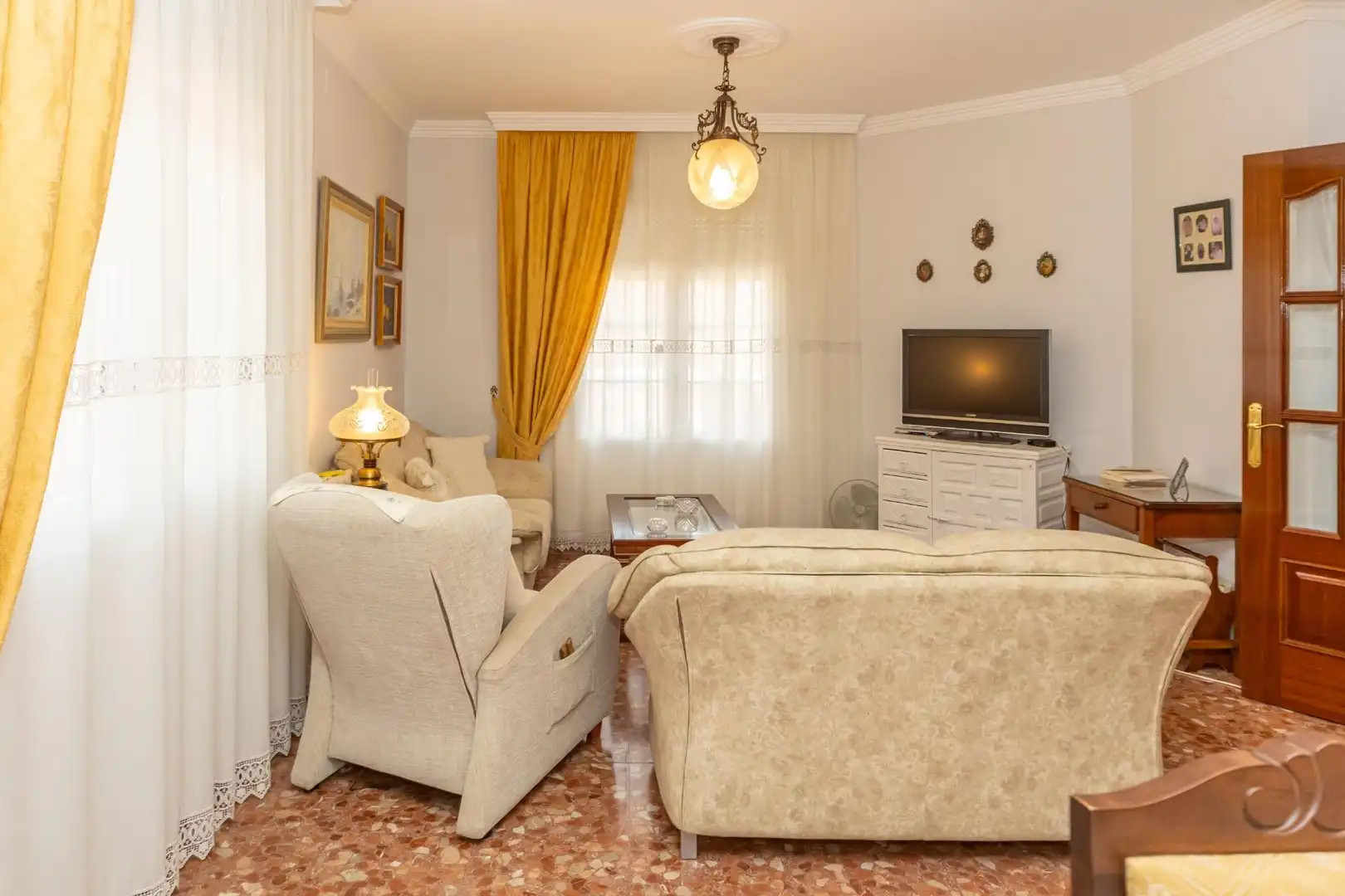 Living room of Houses for sale in Aldeire  with Air Conditioner, Heating and Balcony