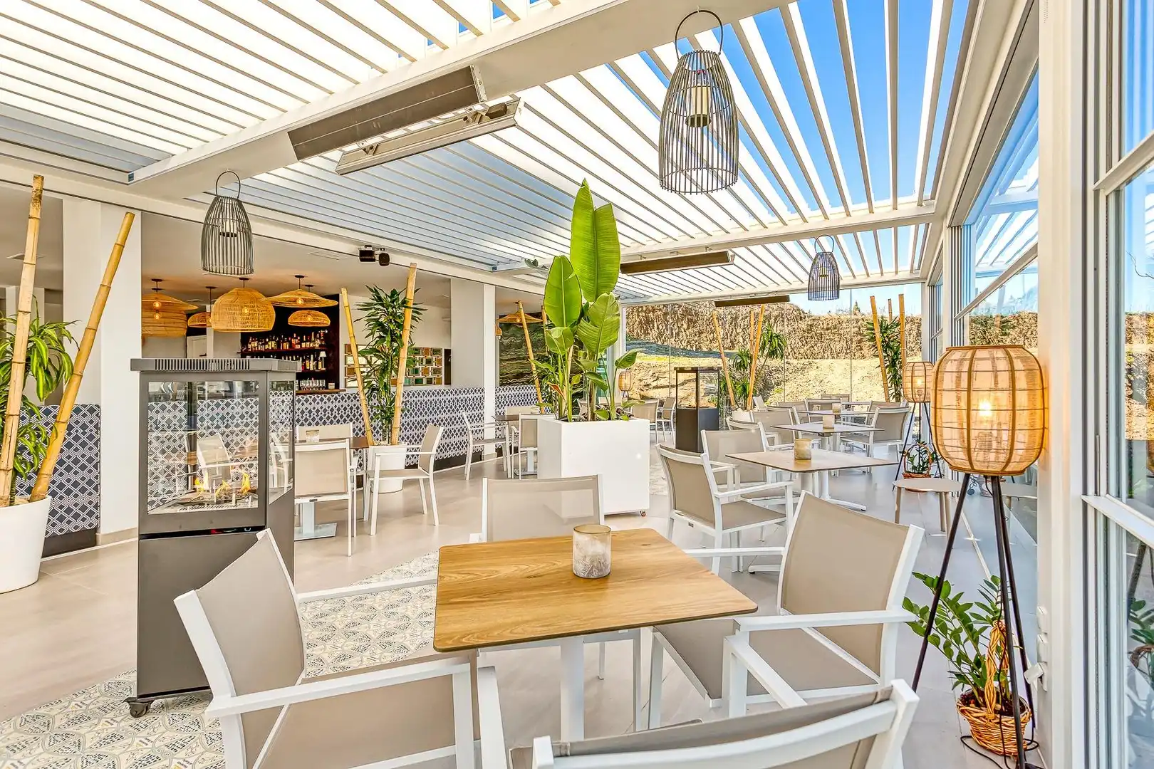 Terrassa de Apartament en venda en Mijas amb Aire condicionat, Calefacció i Jardí privat