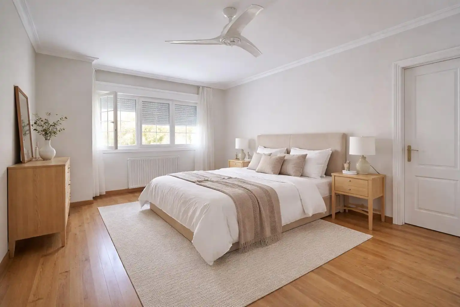 Schlafzimmer von Einfamilien-Reihenhaus zum Verkauf in Loiu mit Heizung, Privatgarten und Terrasse
