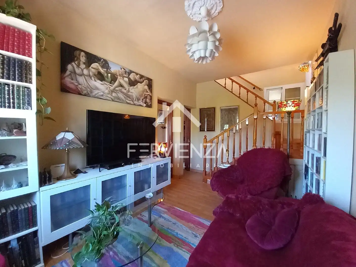 Sala de estar de Casa o chalet en venta en Oviedo 