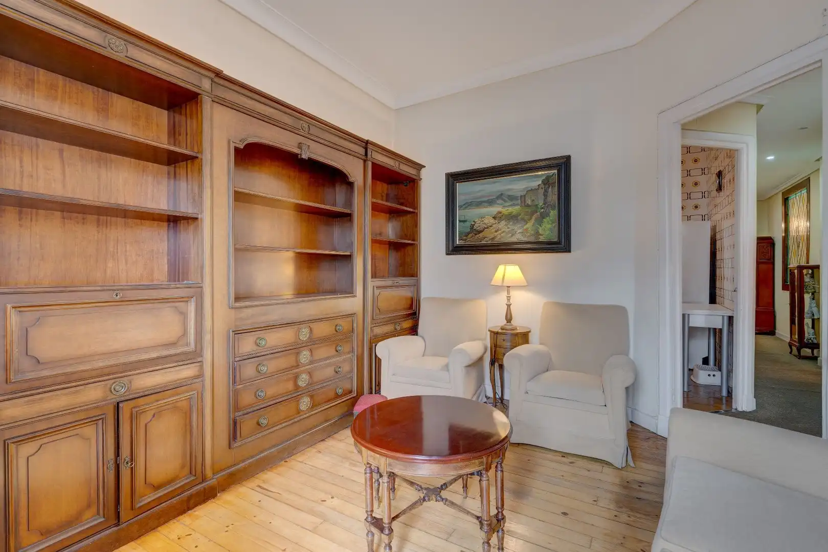 Sala de estar de Piso en venta en Irun  con Calefacción, Trastero y Amueblado