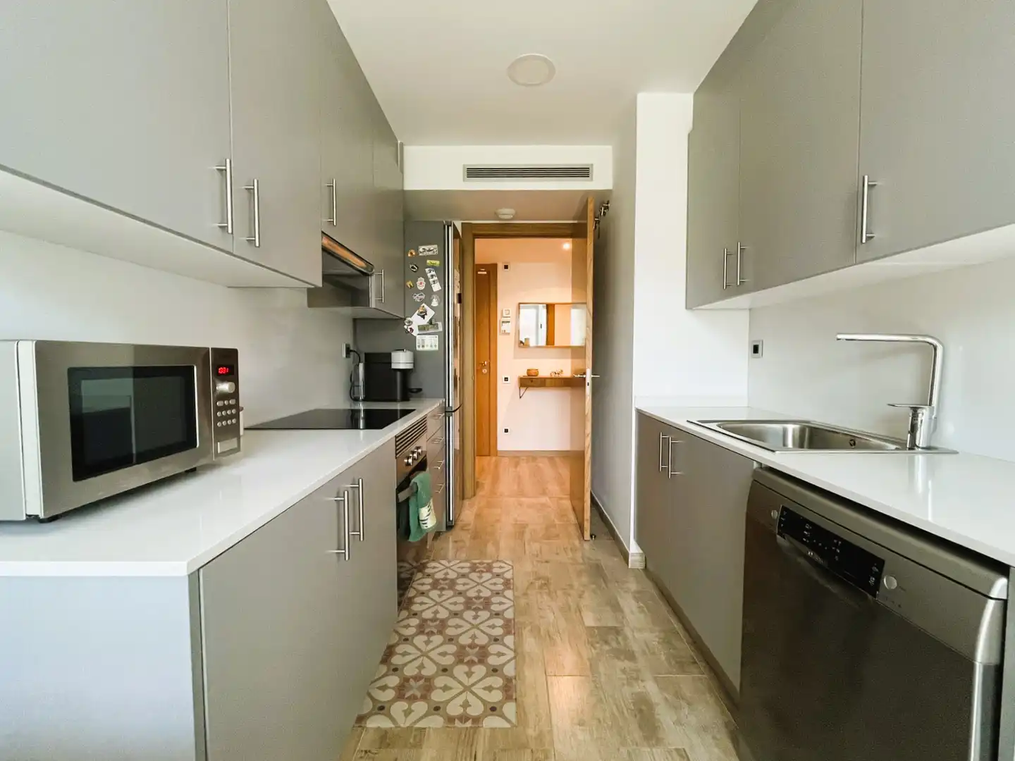 Cocina de Piso en venta en Mollet del Vallès con Aire acondicionado, Calefacción y Parquet