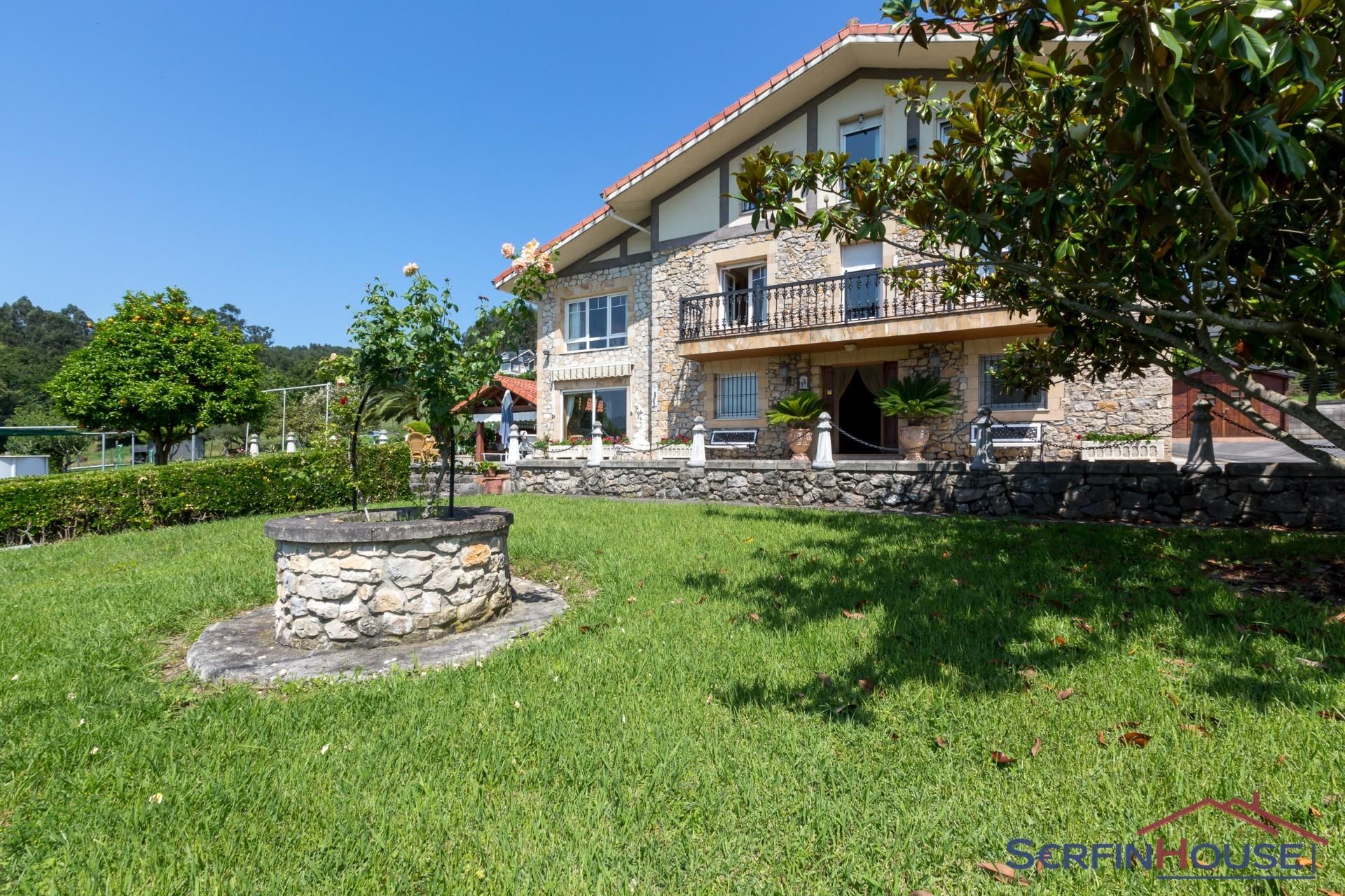 Jardí de Casa o xalet en venda en Bárcena de Cicero amb Calefacció, Jardí privat i Terrassa
