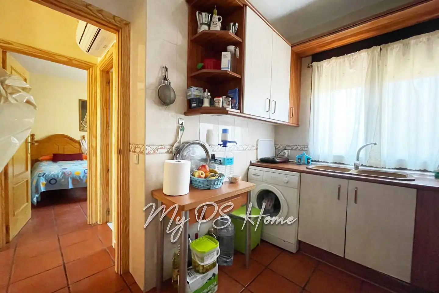 Cocina de Casa o chalet en venta en Barajas de Melo con Aire acondicionado, Jardín privado y Amueblado