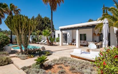 Jardí de Casa o xalet en venda en Sant Josep de sa Talaia amb Aire condicionat, Terrassa i Piscina