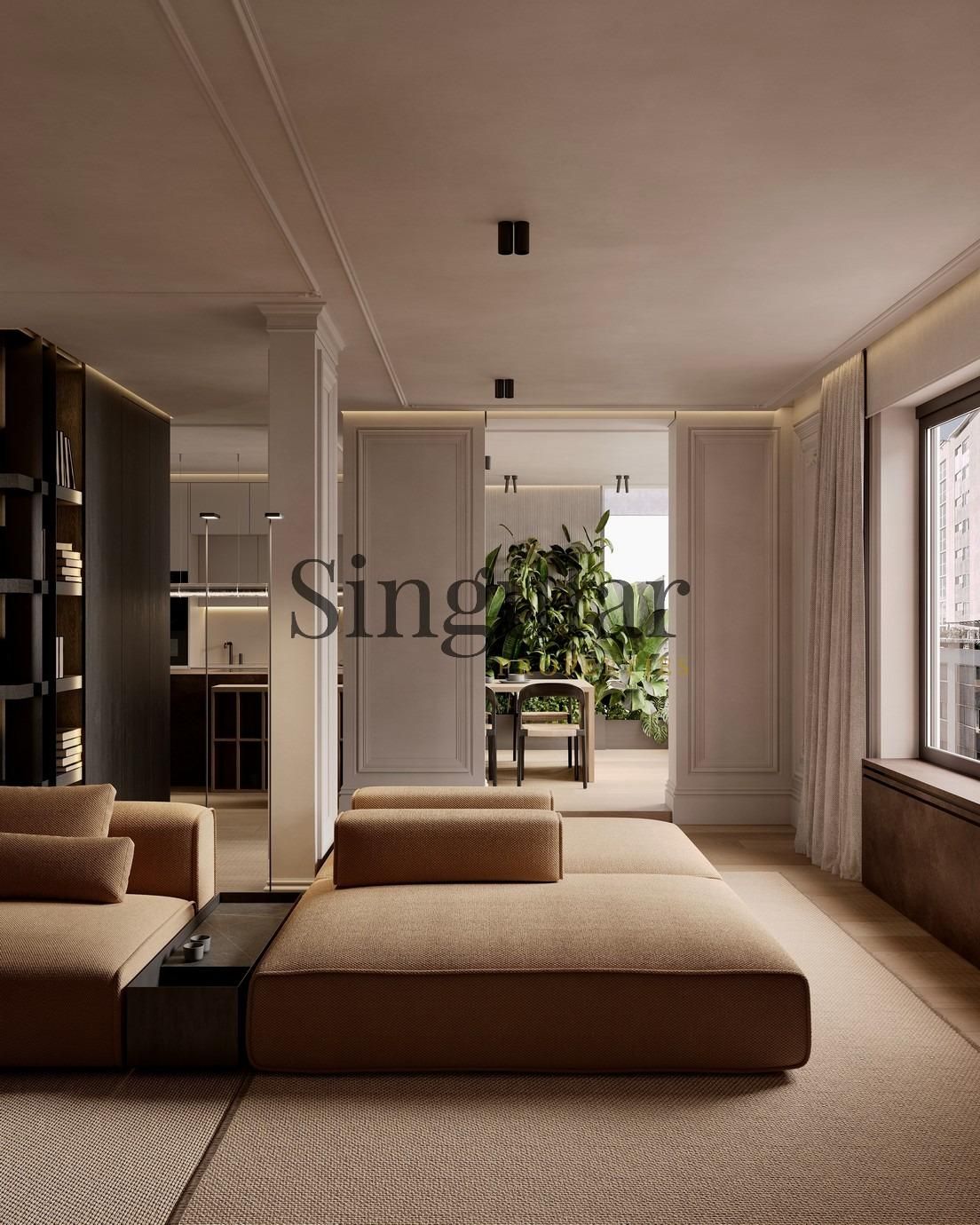 Sala de estar de Piso en venta en  Barcelona Capital con Calefacción, Terraza y Balcón