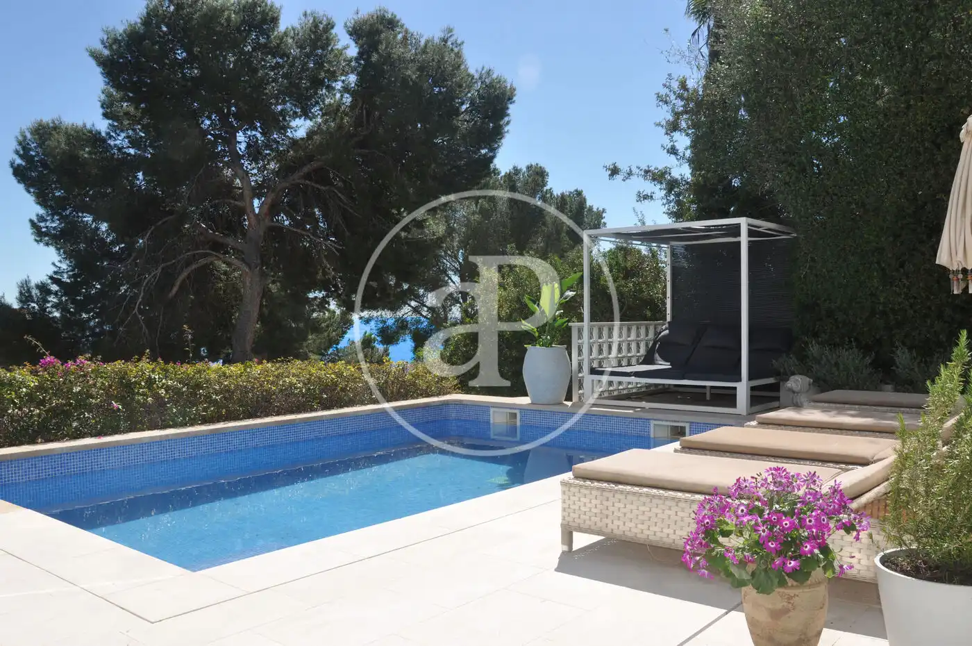 Schwimmbecken von Haus oder Chalet zum Verkauf in  Palma de Mallorca mit Klimaanlage, Heizung und Abstellraum